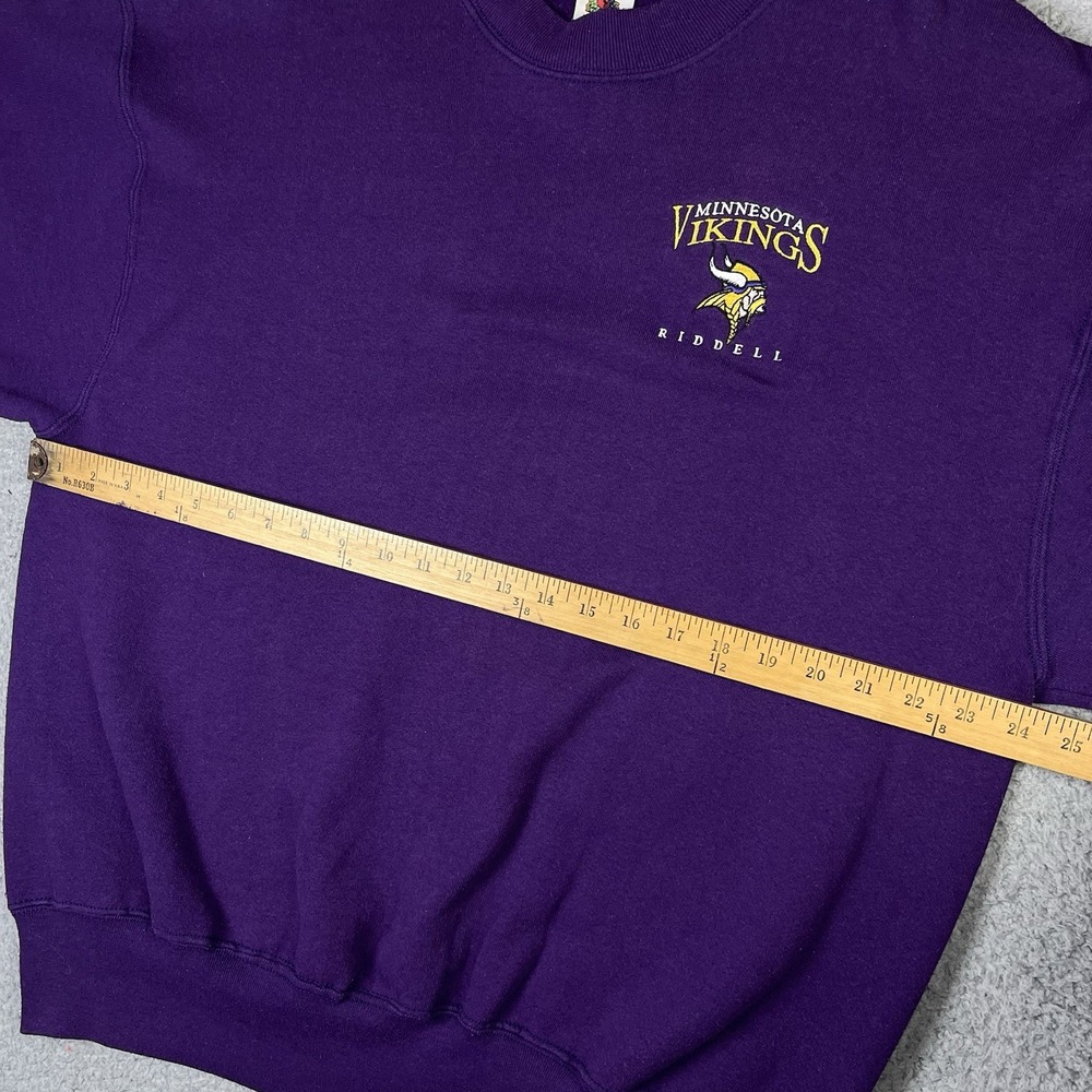 Vintage Minnesota Vikings Sweater Riddell NFL Football Pullover Size XL - Picture 6 of 7